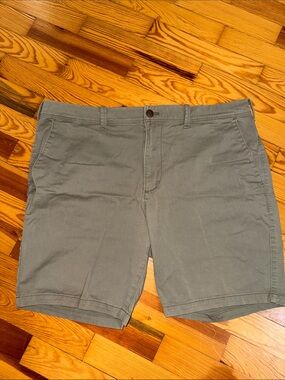 Men's Gray Casual Chino Shorts